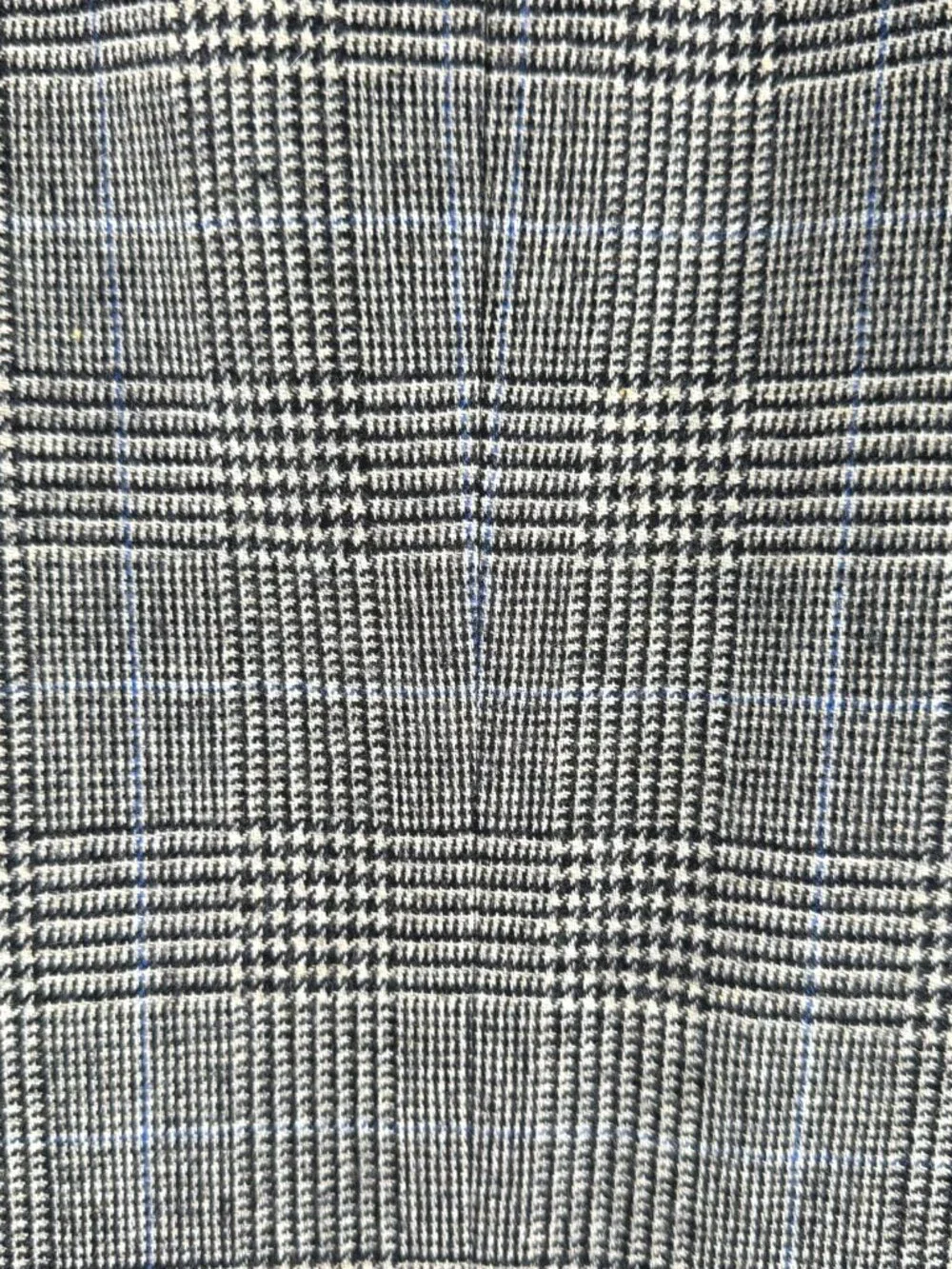 Lands' End Blazer Jacket Mens Size 44 Houndstooth Plaid Wool Blend CJ-2412